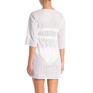 Tory Burch Broderie Angla Eyelet Beach Cover Up